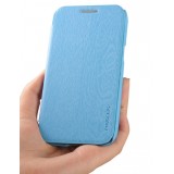 Кожаный Чехол Baseus Для Samsung I8552Galaxy Win Duos(Голубой)
